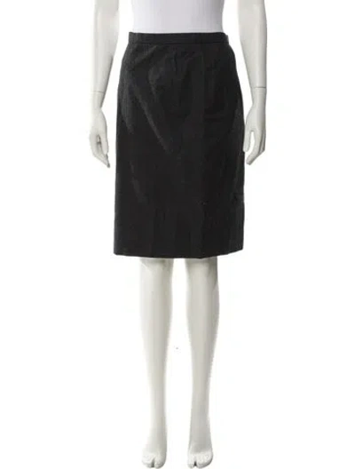 Pre-owned Badgley Mischka Knee-length Skirt In Black