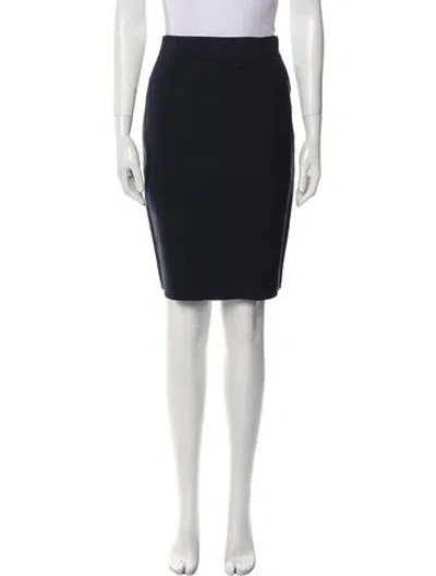Pre-owned Badgley Mischka Knee-length Skirt In Gray