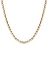 Badgley Mischka Lab Grown Diamond 18" Tennis Necklace (20 Ct. T.w.) In 14k White Gold Or 14k Yellow Gold In Yellow Gold