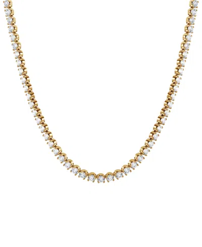 Badgley Mischka Lab Grown Diamond 18" Tennis Necklace (20 Ct. T.w.) In 14k White Gold Or 14k Yellow Gold