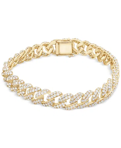 Badgley Mischka Lab Grown Diamond Link Bracelet (6-1/4 Ct. T.w.) In 14k White, Yellow Or Rose Gold In Yellow Gold