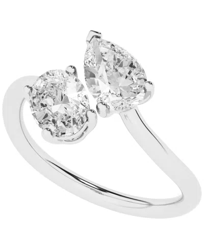 Badgley Mischka Lab Grown Diamond Ring (2 Ct. T.w.) In 14k White Gold