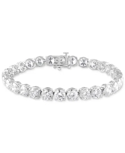 Badgley Mischka Lab Grown Diamond Tennis Bracelet (20 Ct. T.w.) In 14k White Gold