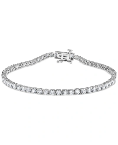 Badgley Mischka Lab Grown Diamond Tennis Bracelet (4 Ct. T.w.) In 14k White Gold