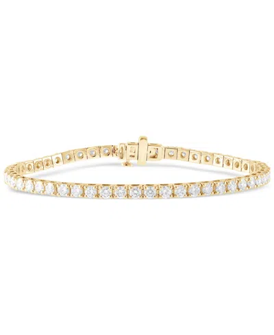 Badgley Mischka Lab Grown Diamond Tennis Bracelet (5 Ct. T.w.) In 14k White, Yellow Or Rose Gold In Yellow Gold