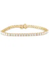 Badgley Mischka Lab Grown Diamond Tennis Bracelet (7 Ct. T.w.) In 14k White, Yellow Or Rose Gold In Yellow Gold