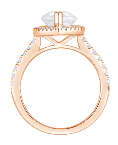 Badgley Mischka Lab Grown White Diamond Solitaire Ring (4-1/2 Ct. T.w.) In 14k White Gold