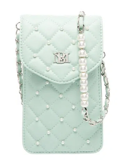 Pre-owned Badgley Mischka Leather Backpack In Blue
