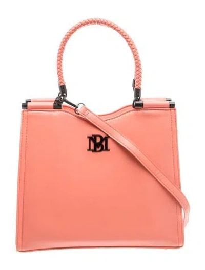 Pre-owned Badgley Mischka Leather Shoulder Bag In Pink