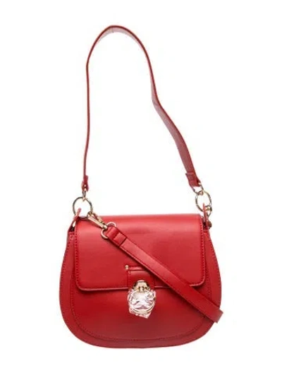 Pre-owned Badgley Mischka Leather Shoulder Bag W/ Tags In Pink