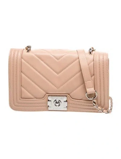 Pre-owned Badgley Mischka Leather Shoulder Bag W/ Tags In Pink