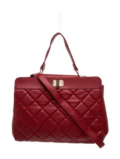 Pre-owned Badgley Mischka Leather Top Handle Bag W/ Tags In Multi