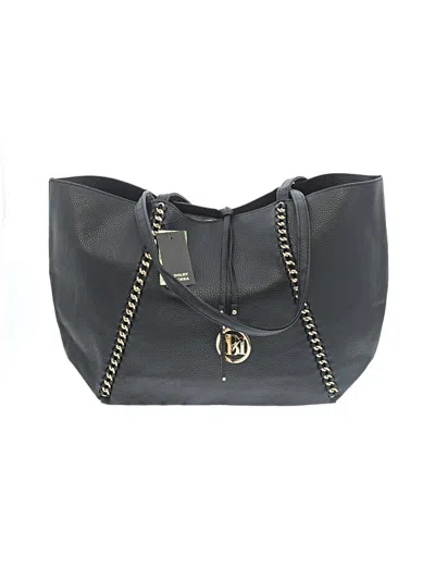 Badgley Mischka Leather Tote Bag In Black
