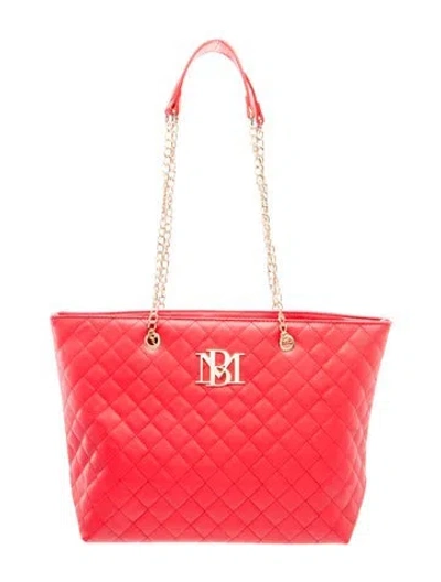 Pre-owned Badgley Mischka Leather Tote In Multi