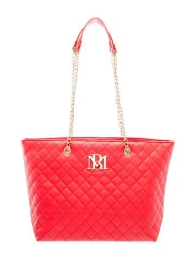 Pre-owned Badgley Mischka Leather Tote In Multi