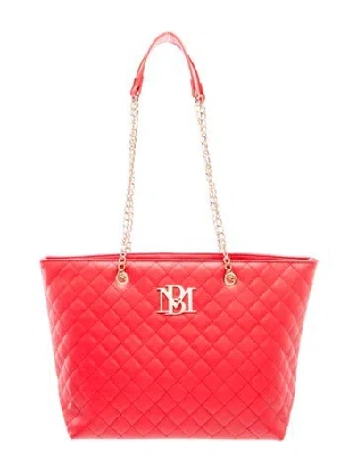 Pre-owned Badgley Mischka Leather Tote In Multi