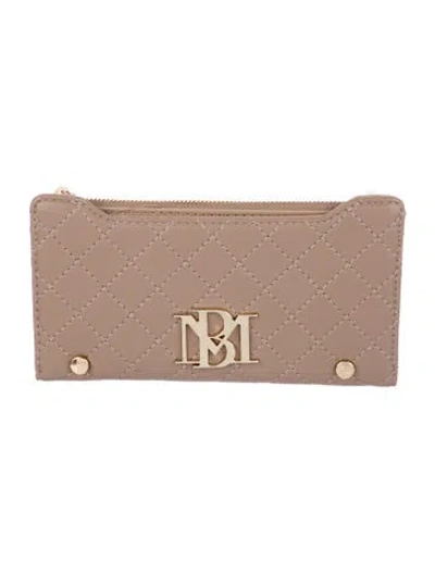Pre-owned Badgley Mischka Leather Wallet In Brown