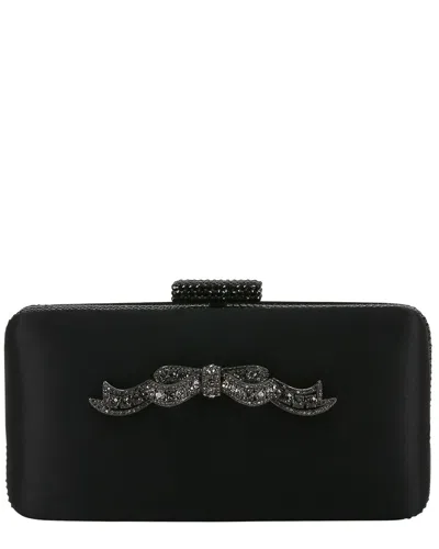 Badgley Mischka Lexi Silk Clutch In Black