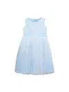 BADGLEY MISCHKA LITTLE GIRL'S KARLA SEQUIN FLORAL DRESS