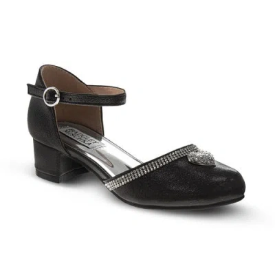 Badgley Mischka Kids'  Low Heeled Dress Shoes In Black