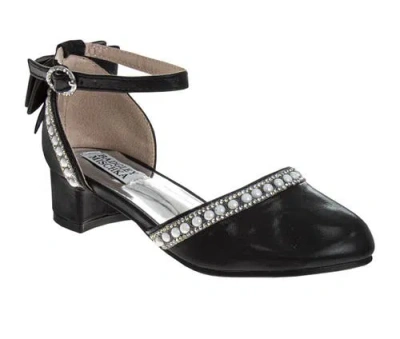 Badgley Mischka Kids'  Low Heeled Dress Shoes In Black