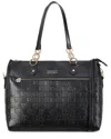 Badgley Mischka Madalyn Women's Travel Tote Weekender Bag In Black