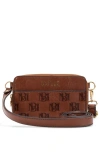 Badgley Mischka Madalyn Vegan Leather Pouch Belt Bag In Brown