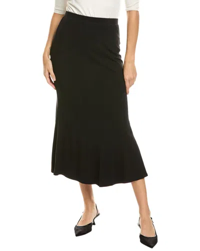 Badgley Mischka Midi Skirt In Black