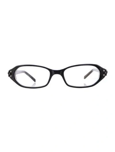 Pre-owned Badgley Mischka Narrow Eyeglasses In Brown