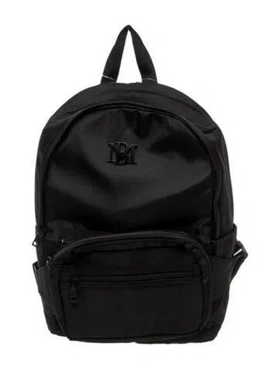 Pre-owned Badgley Mischka Nylon Backpack W/ Tags In Black