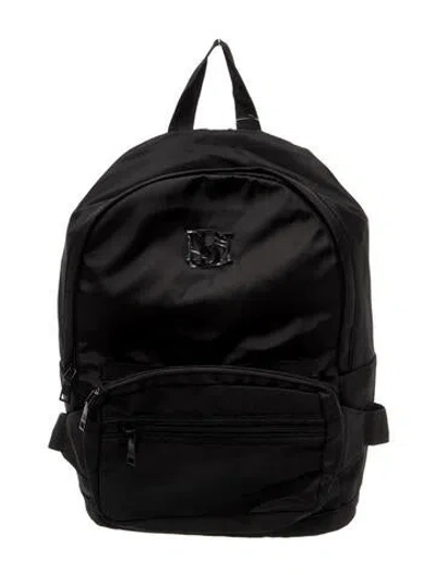 Pre-owned Badgley Mischka Nylon Backpack W/ Tags In Black