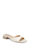 Badgley Mischka Oahu Slide Sandal In White