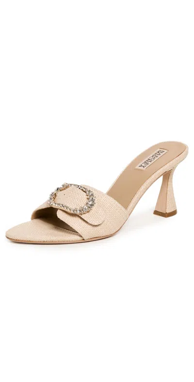 Badgley Mischka Odetta Heeled Sandals Chalk In Neutral
