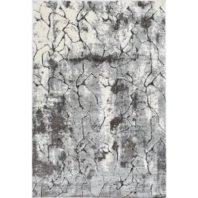 Badgley Mischka Opal Area Rug In Black;gray