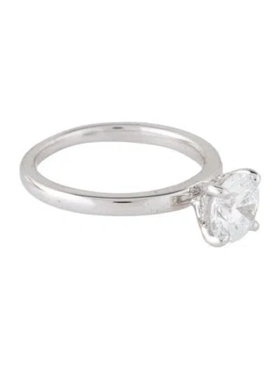 Pre-owned Badgley Mischka Platinum 1.40ct Lab-grown Diamond Engagement Ring In Multi