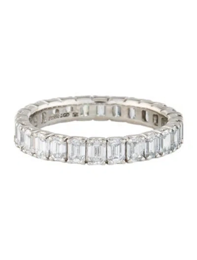 Pre-owned Badgley Mischka Platinum 1.84ctw Lab-grown Diamond Eternity Band In Multi