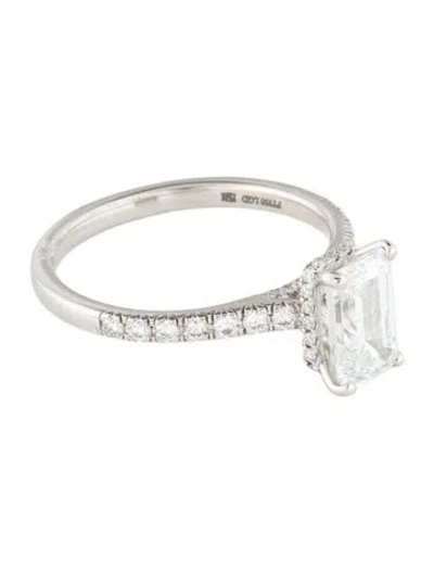 Pre-owned Badgley Mischka Platinum 2.02ct Lab-grown Diamond Cocktail Ring In Multi