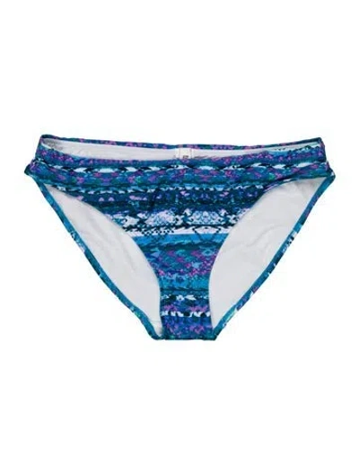 Pre-owned Badgley Mischka Printed Bottoms W/ Tags In Blue