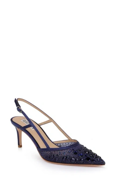 Badgley Mischka Reem Pointed Toe Slingback Pump In Multi