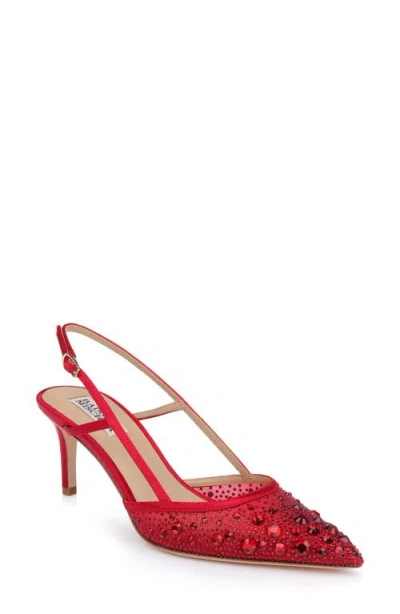 Badgley Mischka Reem Pointed Toe Slingback Pump In Multi
