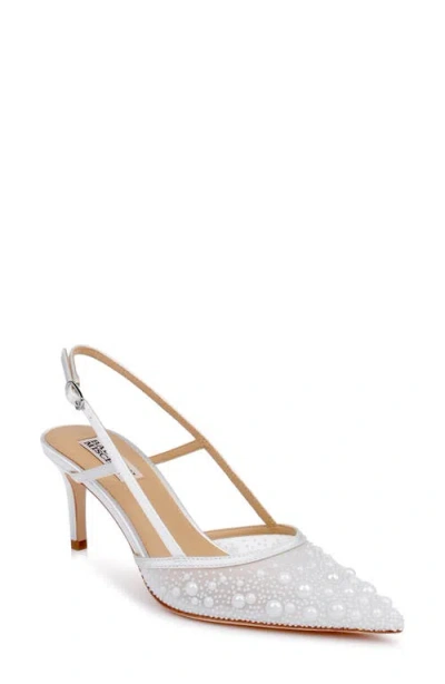 Badgley Mischka Reem Pointed Toe Slingback Pump In Multi