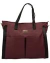 Badgley Mischka Rose Travel Weekender Tote In Red