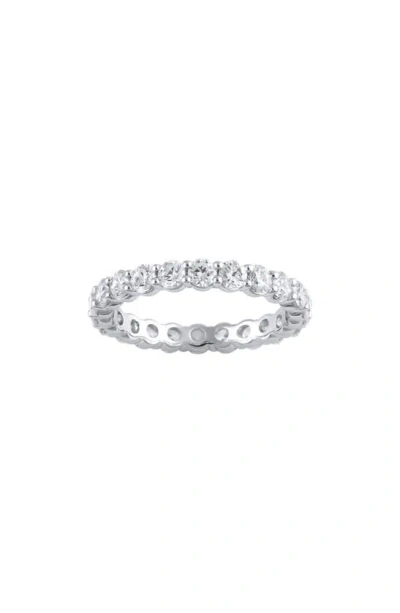 Badgley Mischka Round Cut Lab Created Diamond Infinity Ring In Platinum