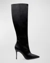 Badgley Mischka Collection Runway Pointed Toe Over The Knee Boot In Black