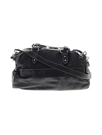 Pre-owned Badgley Mischka Satchel In Black