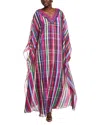 Badgley Mischka Striped Caftan