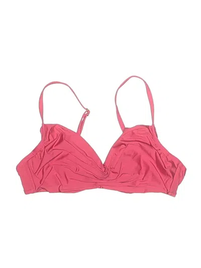 Pre-owned Badgley Mischka Swimsuit Top Pink Swimwear