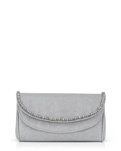 Badgley Mischka Talia Clutch In Gray