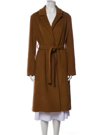 Pre-owned Badgley Mischka Trench Coat In Brown