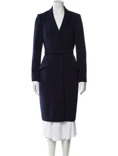 Pre-owned Badgley Mischka Trench Coat In Gray